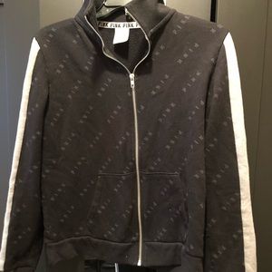 VS pink zip up sweater